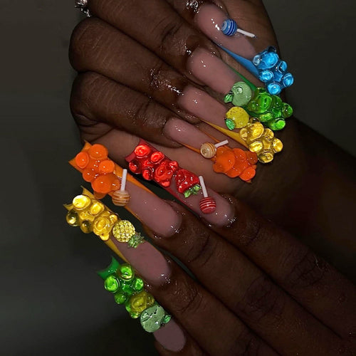 Creative Decorative Nail Tips Bowlift