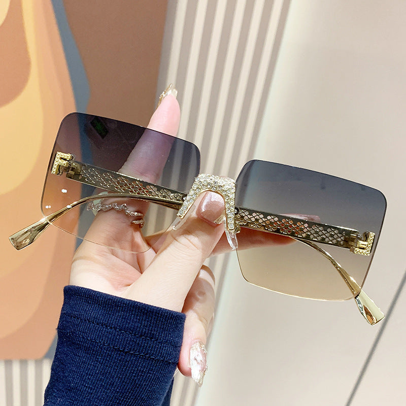 Women extravagant hexagonal sunglasses Bowlift