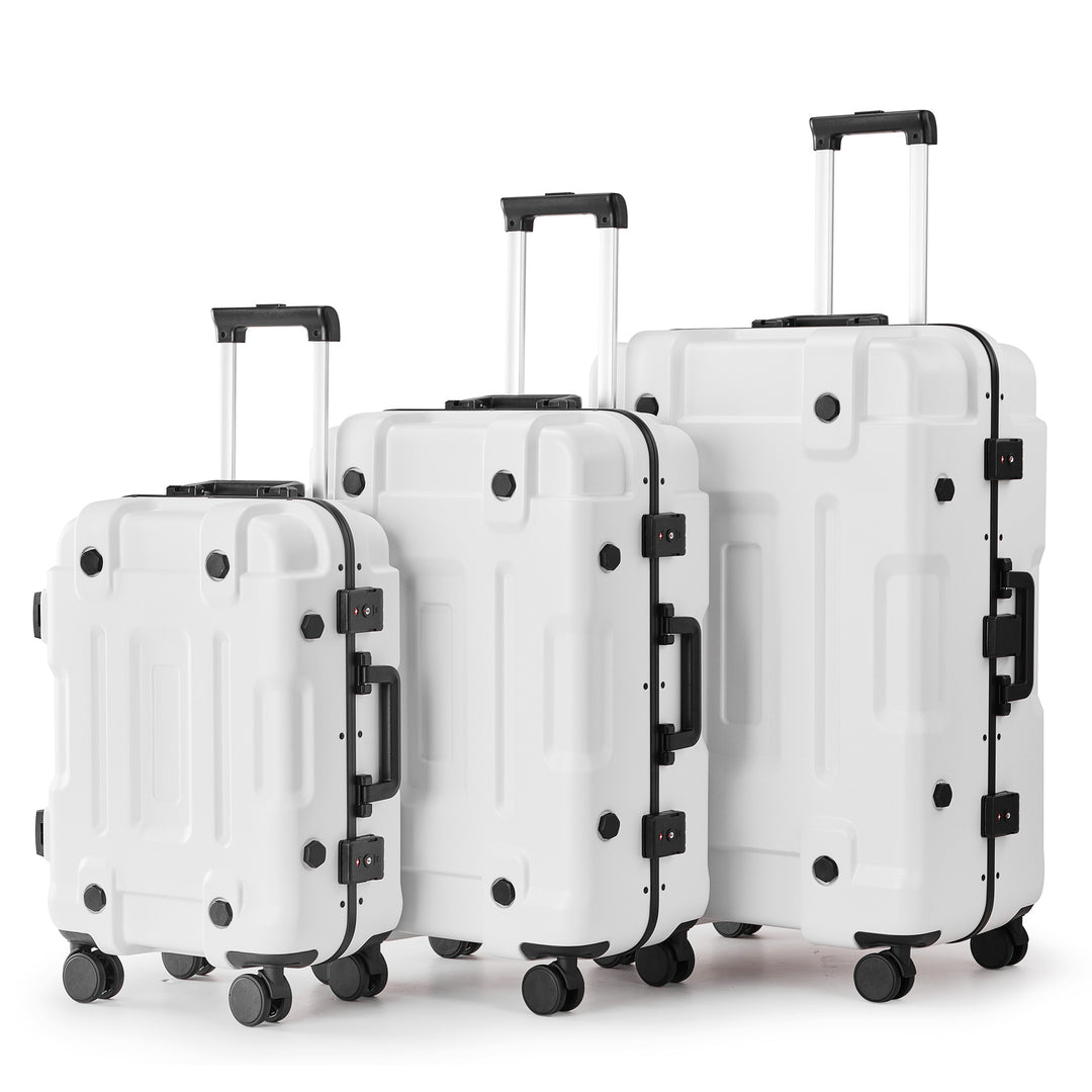 Unisex Hard Shell Versatile Travel Luggage Set Bowlift