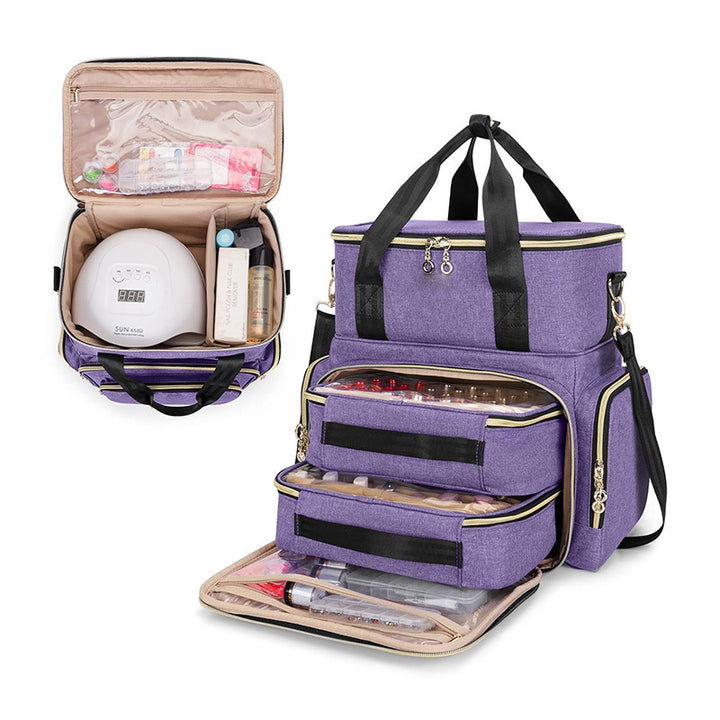 Practical cosmetics and nail organizer bag Bowlift