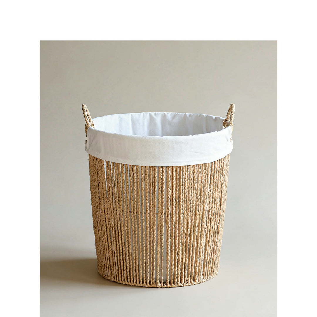 Braided basket with fabric insert Bowlift