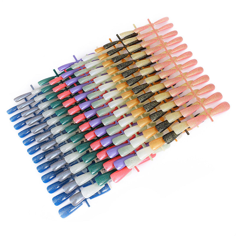 Artificial Nails Set with Elegant Design Bowlift
