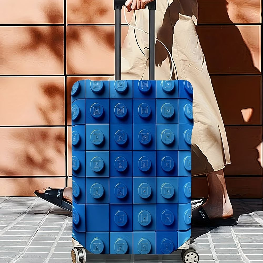 Unisex non-elastic suitcase cover with three-dimensional nub structure and non-slip inner fastening Bowlift