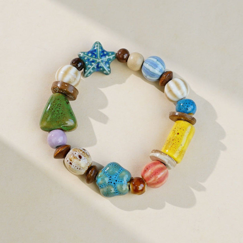 Heart-Shaped Beaded Bracelet Bowlift