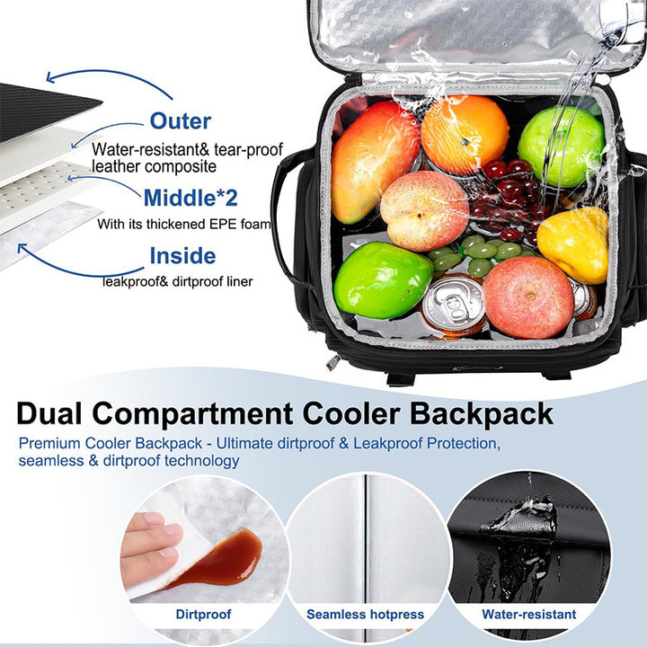Multifunctional cooler backpack Bowlift