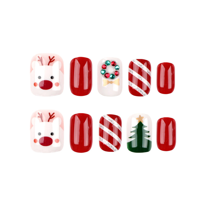 Creative Christmas Nail Art Bowlift