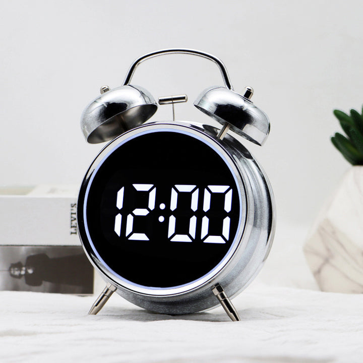 Digital Alarm Clock in Retro Style Bowlift