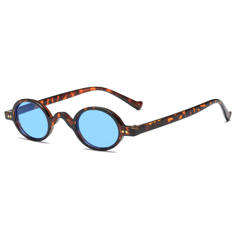 Women's round sunglasses with distinctive design and high-quality plastic frame Bowlift