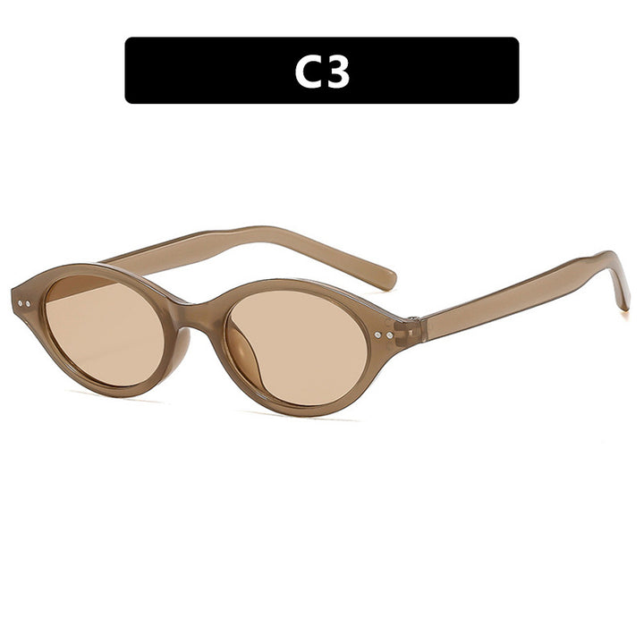 Women's Cat-Eye Sunglasses with Unique Pattern Bowlift