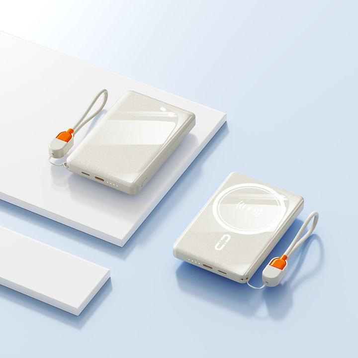 Portable power bank with wireless charging option and high-speed technology Bowlift