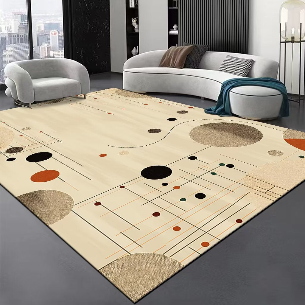 Abstract Swirl Area Rug Bowlift