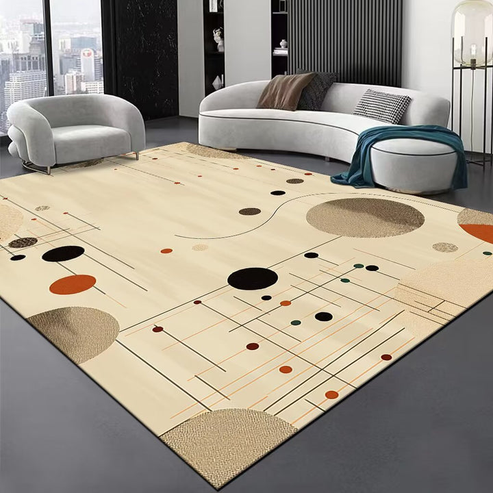 Abstract Swirl Area Rug Bowlift