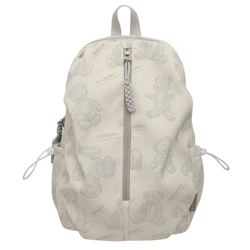 Bear-Themed Lightweight Backpack Bowlift