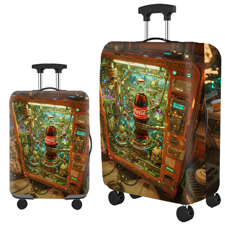 Unisex Hard-shell Suitcase with Playful Hedgehog Design Bowlift