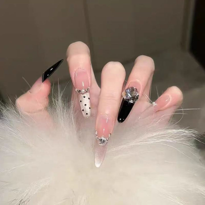 Decorative Press-On Nail Design Set Bowlift