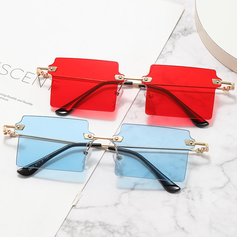 Women's fashionable oversized sunglasses with rectangular design Bowlift