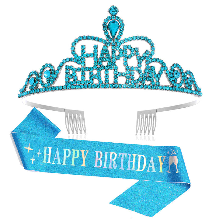Women Funkenkrone with "Happy Birthday" lettering Bowlift