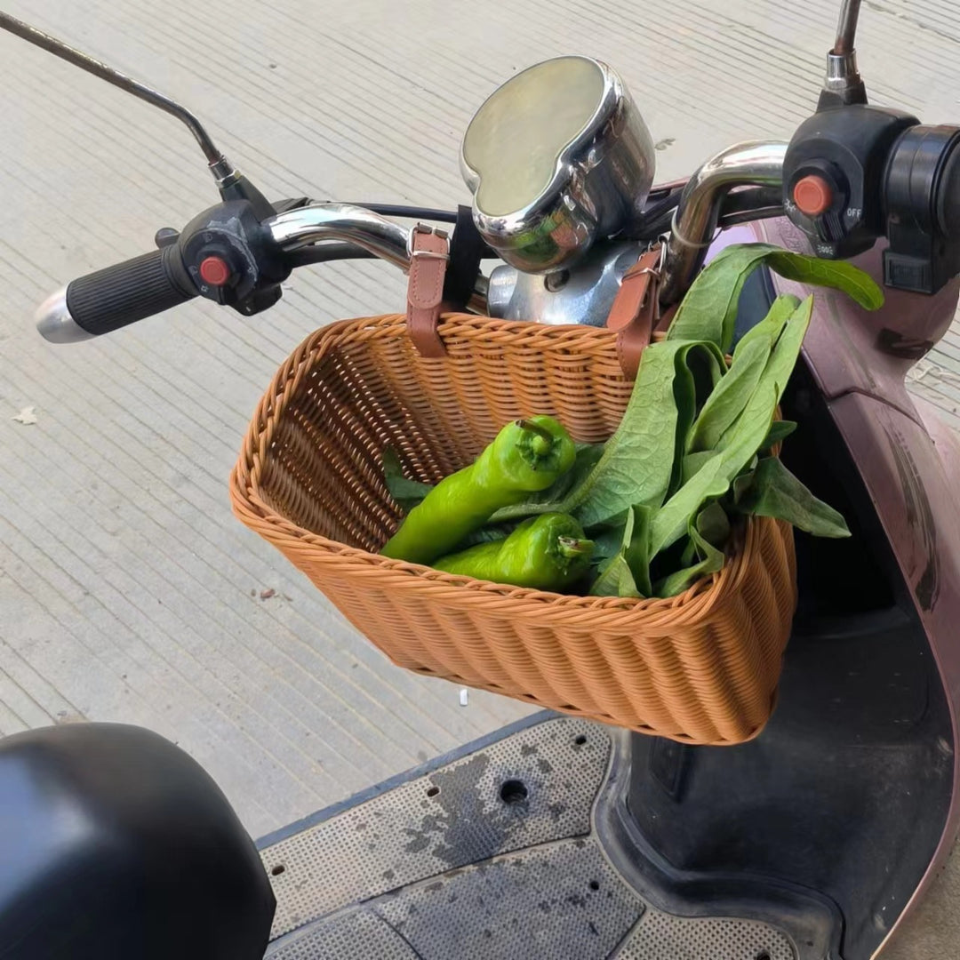 Woven Scooter Storage Basket Bowlift