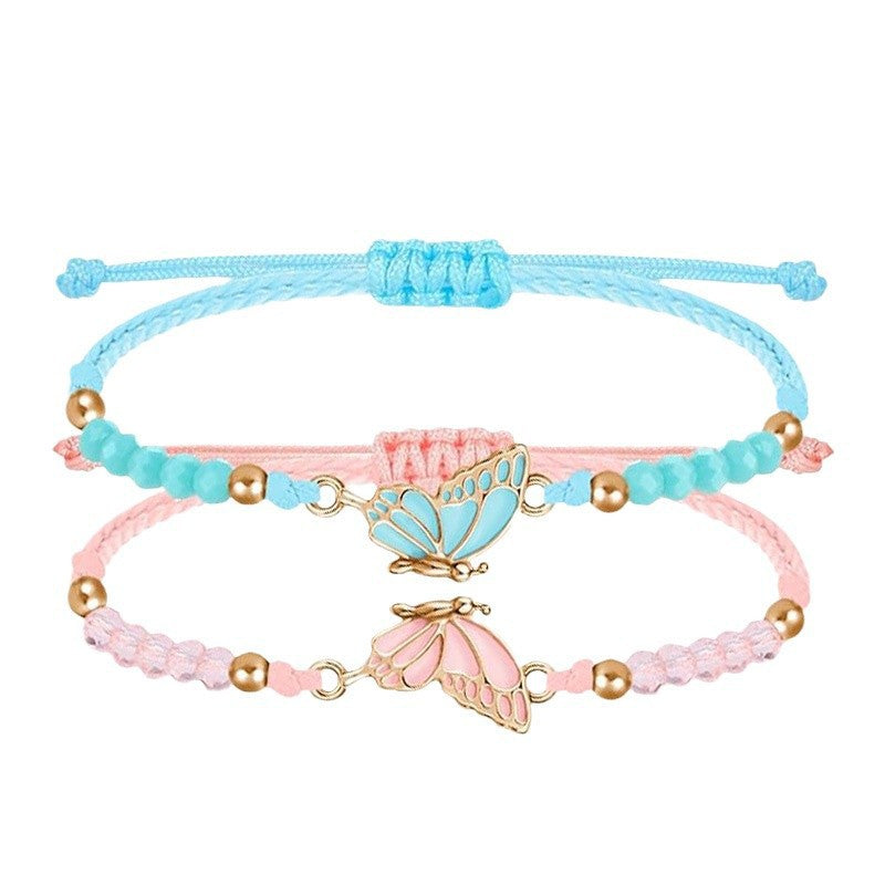 Butterfly Charm Necklace and Bracelet Set Bowlift