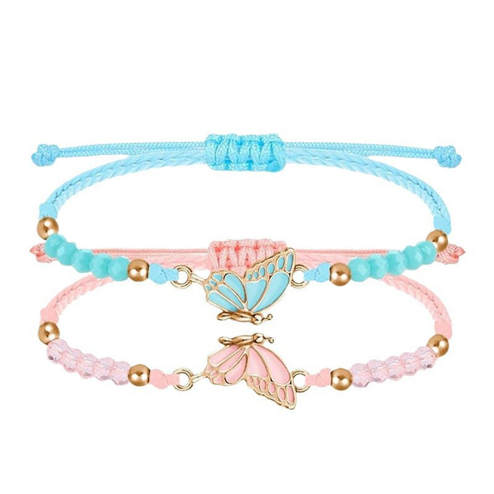 Butterfly Charm Necklace and Bracelet Set Bowlift