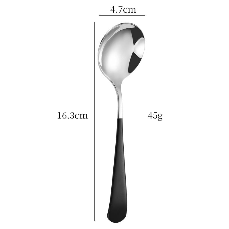 Elegant Dessert Spoon with High-Quality and Non-Slip Grip Design Bowlift