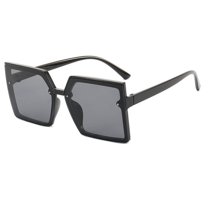 Women's stylish oversized sunglasses with geometric design Bowlift