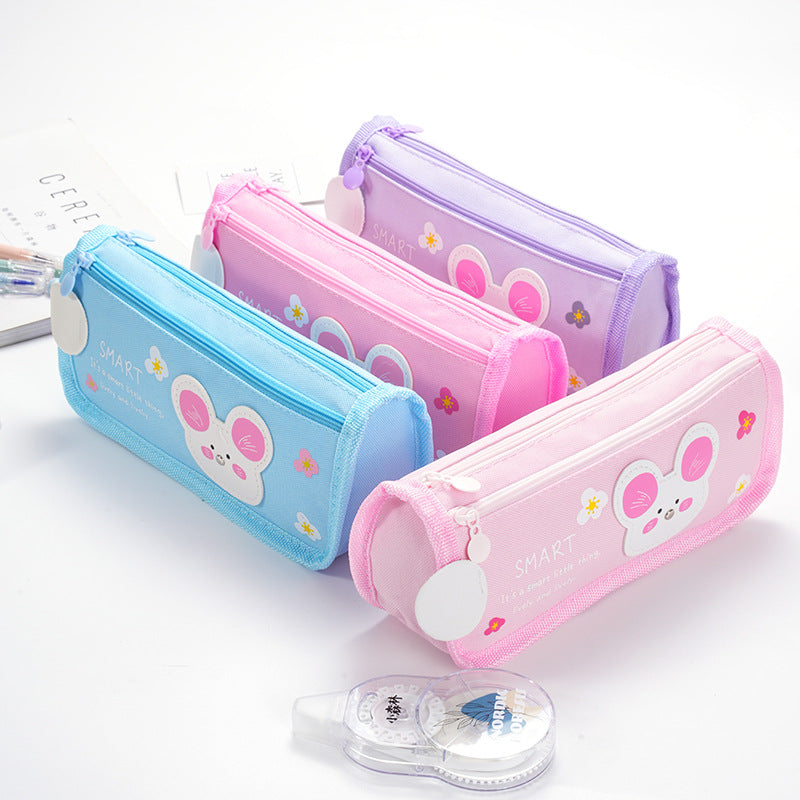 Cute Mouse-Themed Pencil Case Bowlift