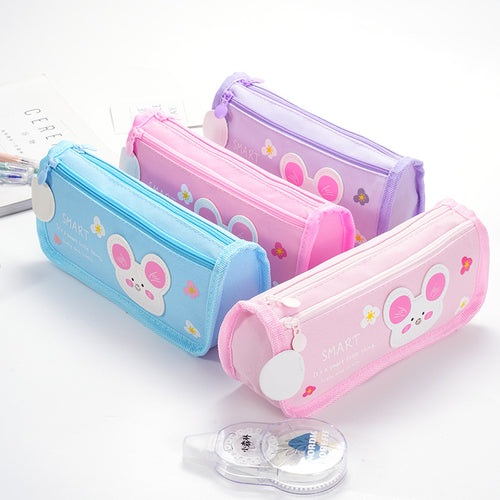 Cute Mouse-Themed Pencil Case Bowlift