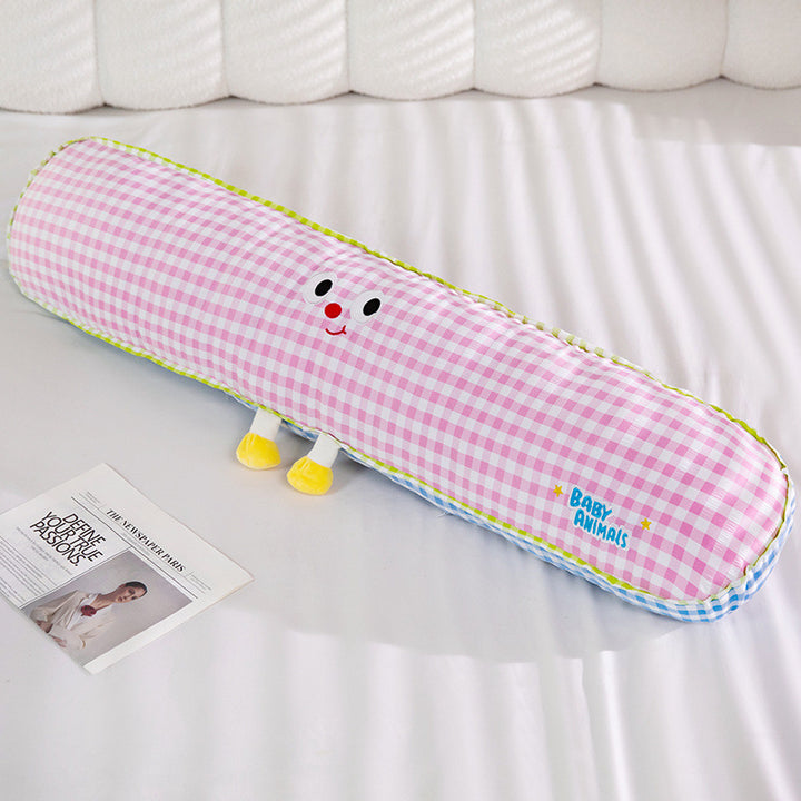 Plush Neck Roll with Playful Animal Design Bowlift