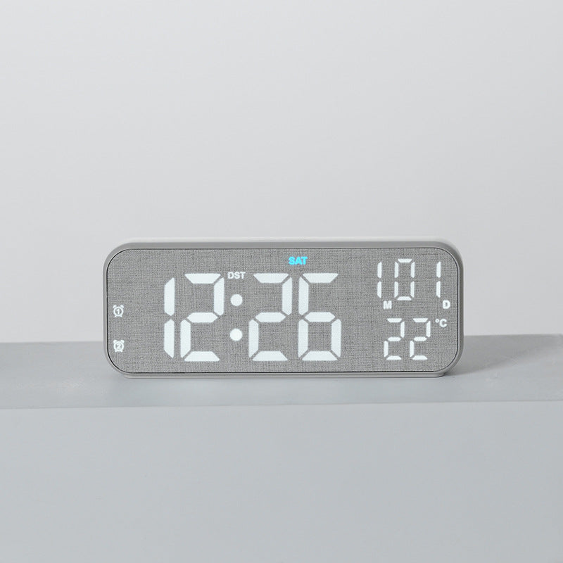 Digital Multifunction Alarm Clock with Temperature and Date Display Bowlift