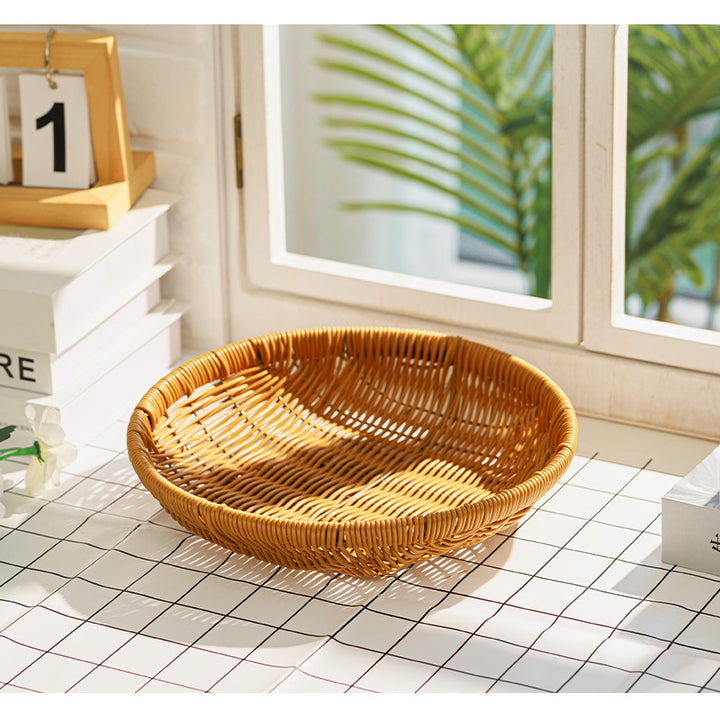 Woven Decorative Fruit Serving Basket Bowlift