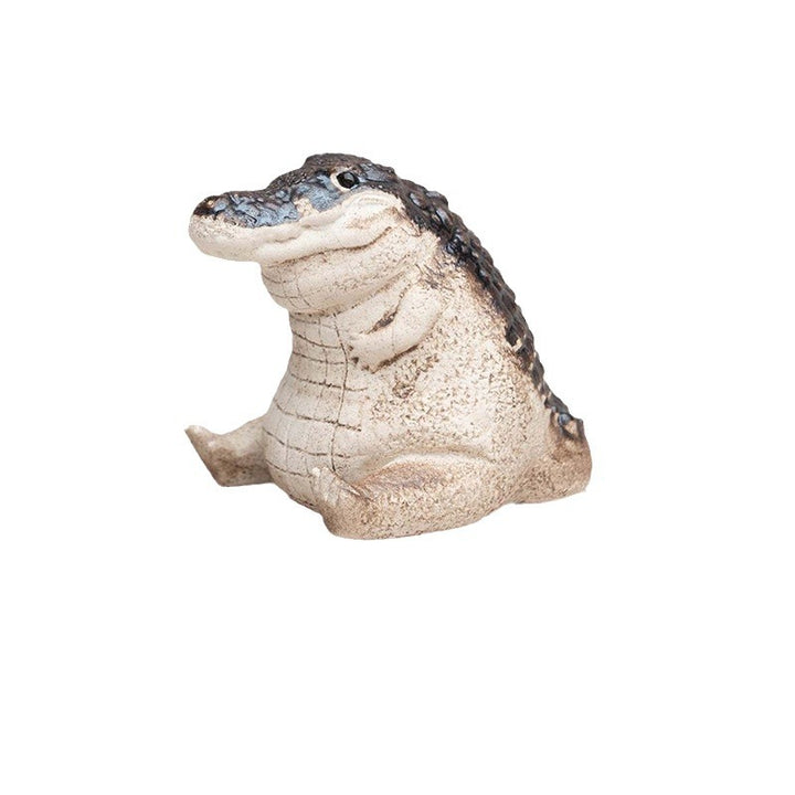 Decorative Crocodile Figurine Bowlift