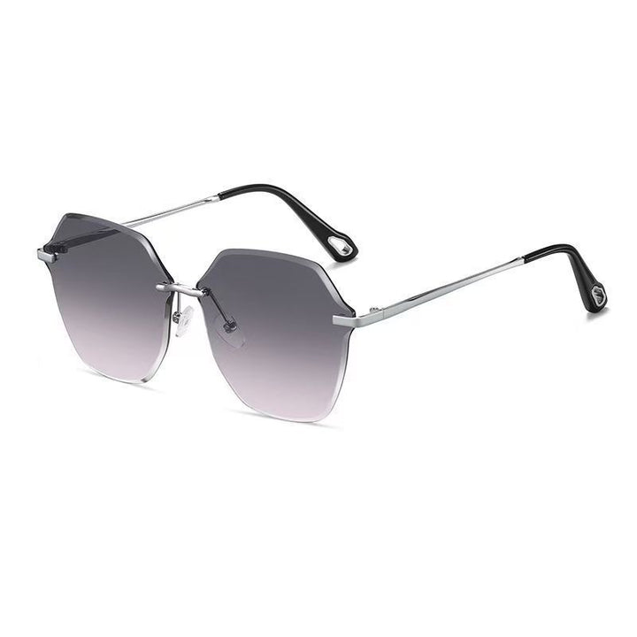 Stylish Hexagonal Frame Sunglasses