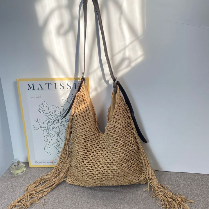 Stylish Macrame Shoulder Bag Bowlift