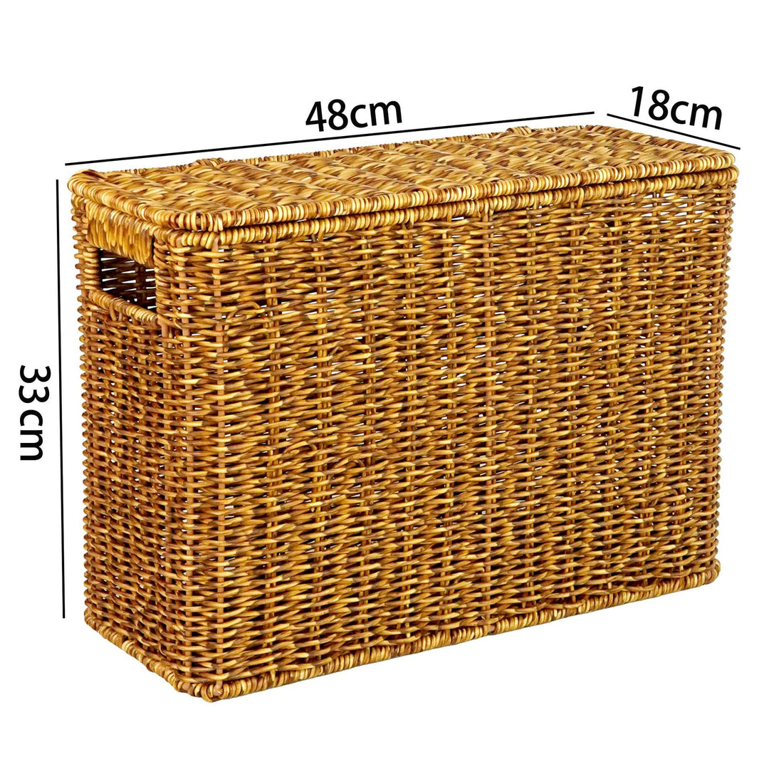 Versatile Wicker Organizer Basket Bowlift