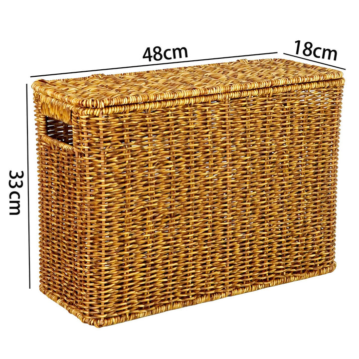 Versatile Wicker Organizer Basket Bowlift