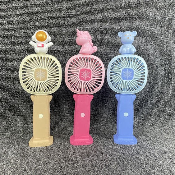 Unisex Portable Mini Hand Fan with Animal Figures Bowlift