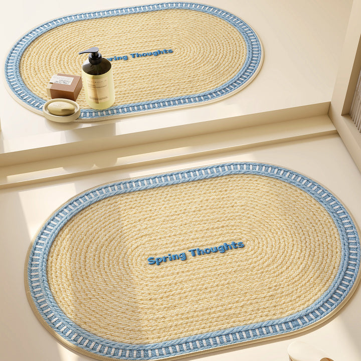 Heart-Patterned Bathroom Mat Bowlift