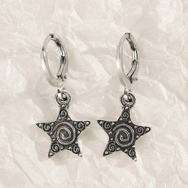 Heart-Inspired Cross Dangle Earrings Bowlift