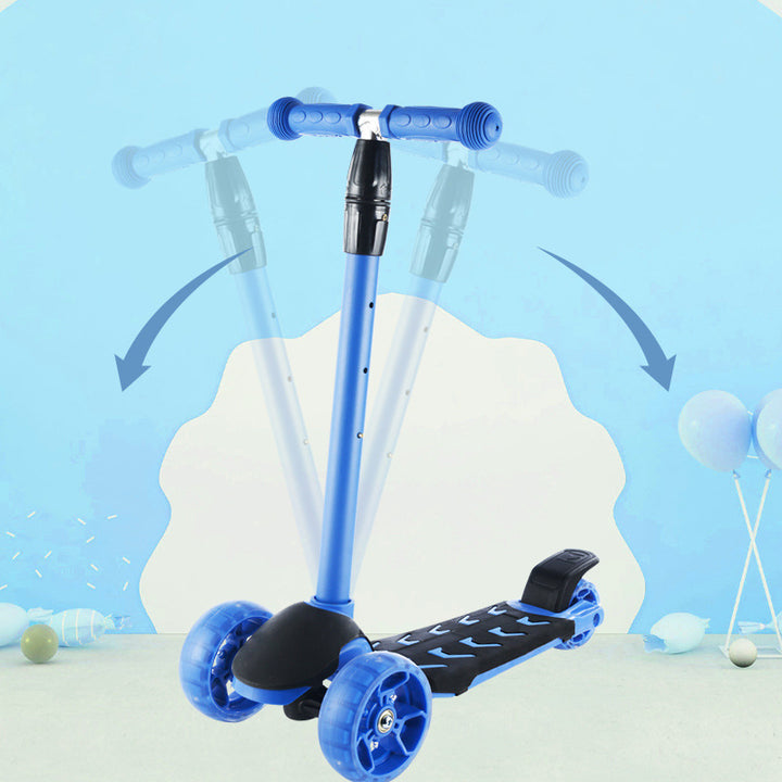 Three-Wheel Safety Kick Scooter Bowlift