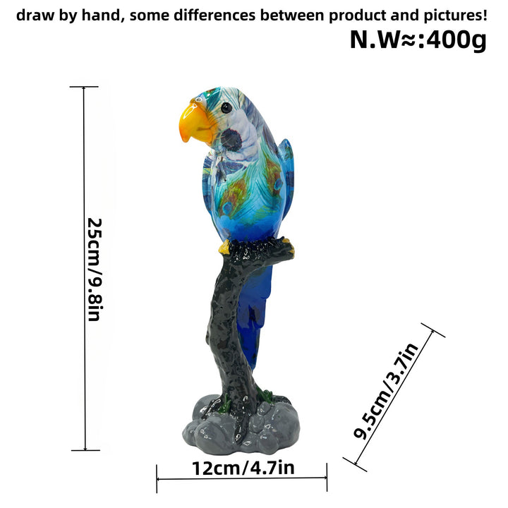 Artistic Parrot Sculpture Bowlift