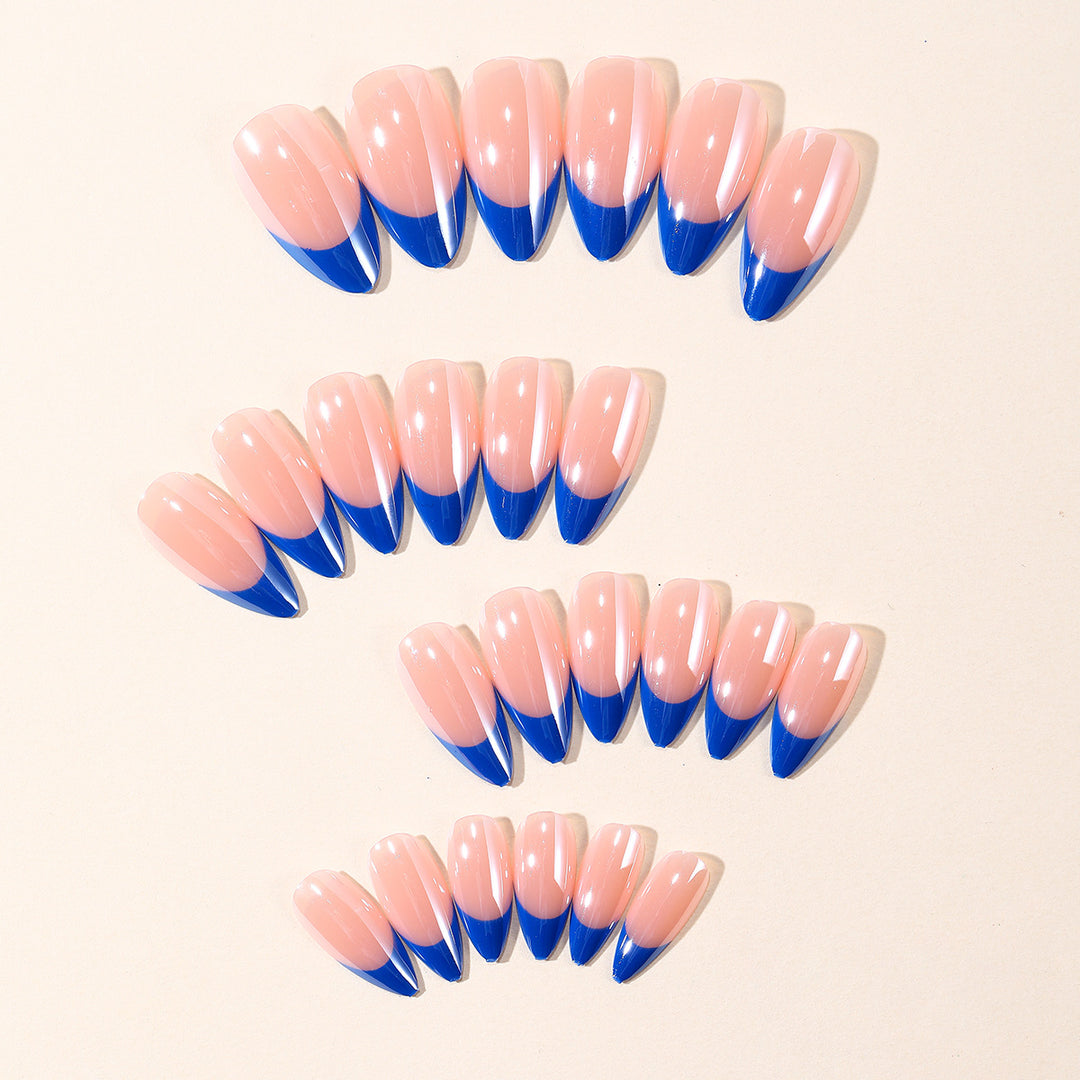 Artistic Ombre Stiletto Nail Extensions Bowlift