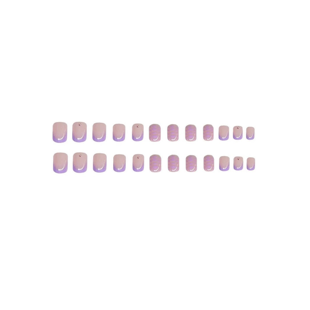 Elegant Nail Art Set with 3D Textured Designs Bowlift