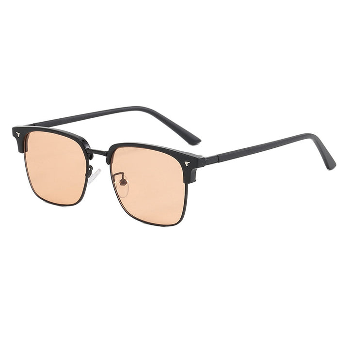 Ladies elegant square glasses with lightweight metal frame Bowlift