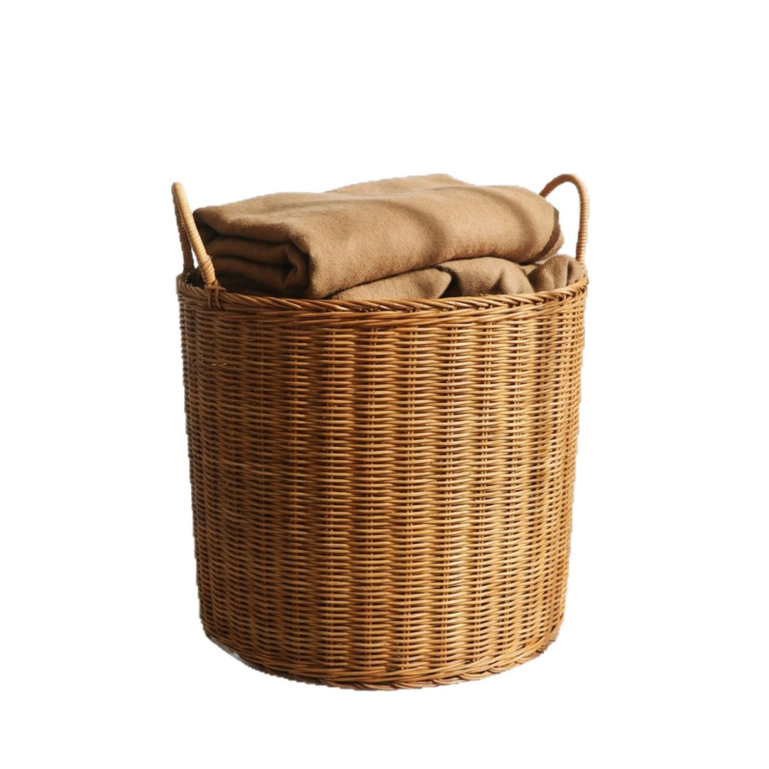 Handmade storage basket made of natural wicker Bowlift