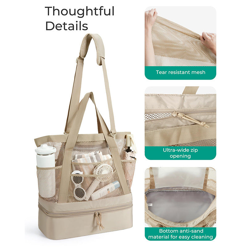 Durable cooler bag with practical removable inner compartment Bowlift