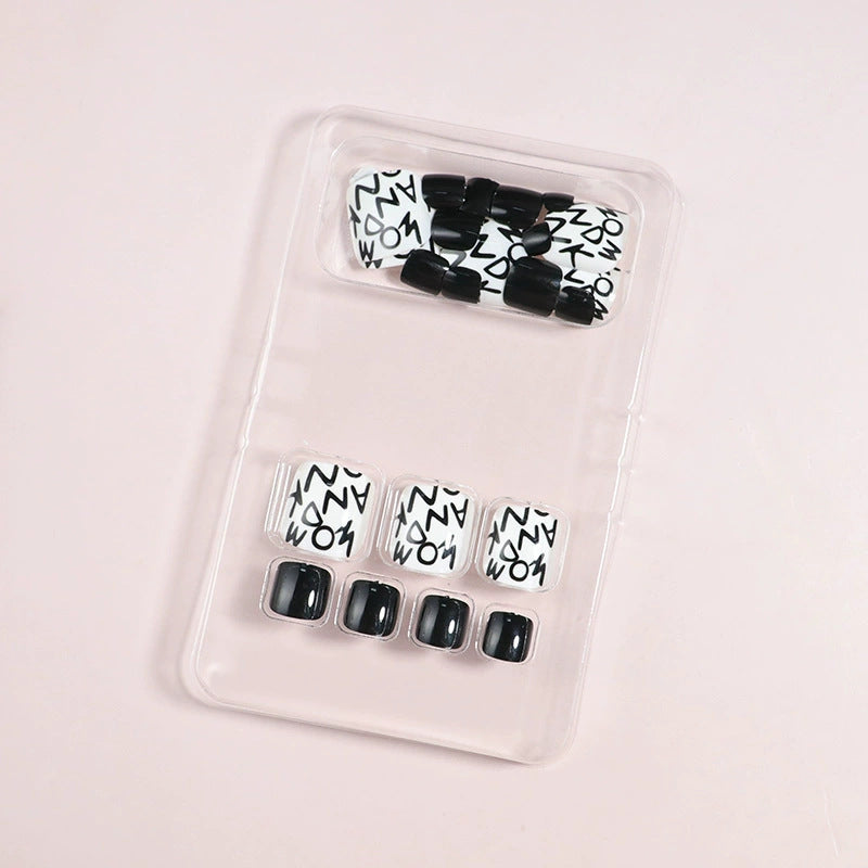 Creative Themed Press-On Nail Set Bowlift