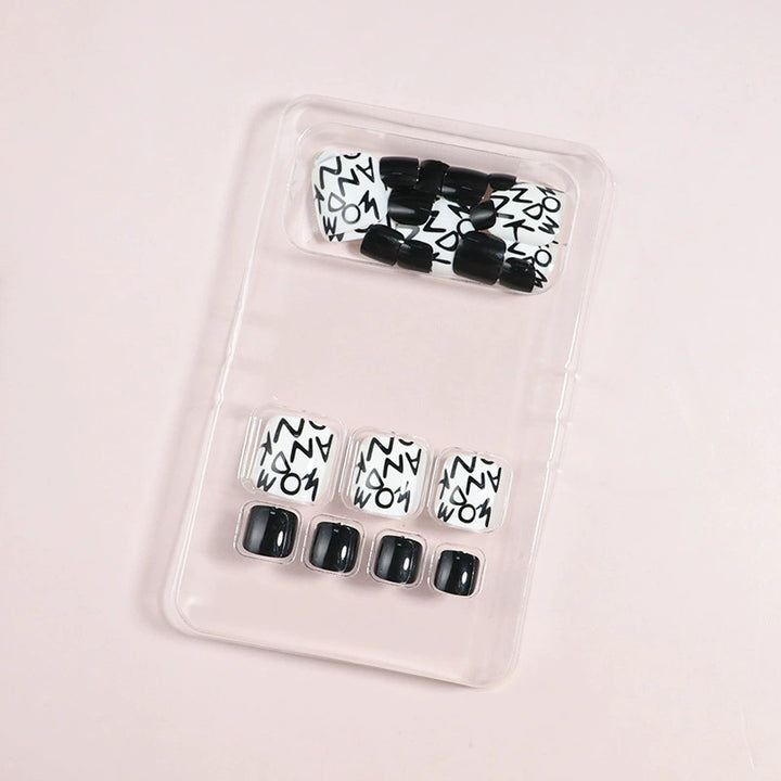 Creative Themed Press-On Nail Set Bowlift