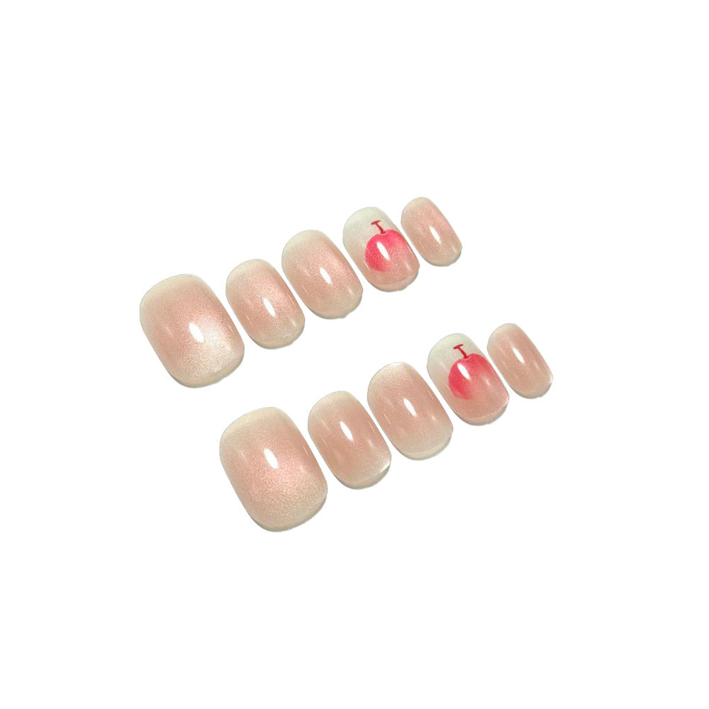 Ombre Style Artificial Nails Bowlift