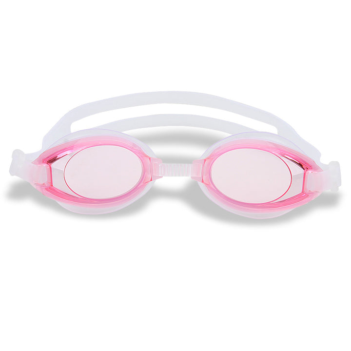 Swim goggles with scratch-resistant lenses and adjustable headstrap Bowlift
